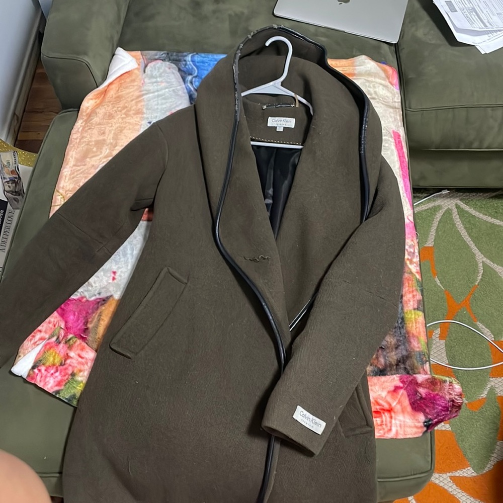 Warm Calvin Klein peacoat